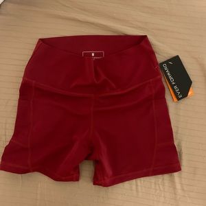 Red EverForward shorts